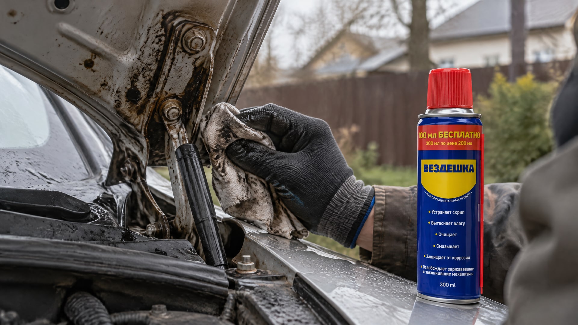 ���� � �������� ������� ������������� ������ wd-40 �� ����� ������.