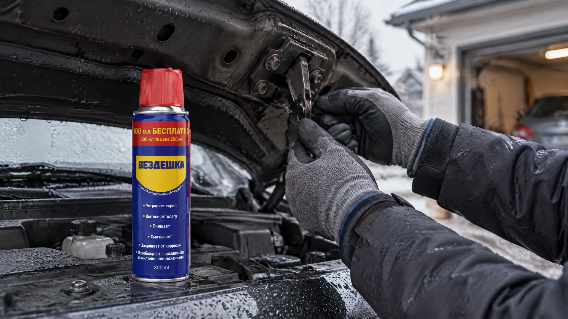 ���� � �������� ������� ������������� ������ wd-40 �� ������� ������.